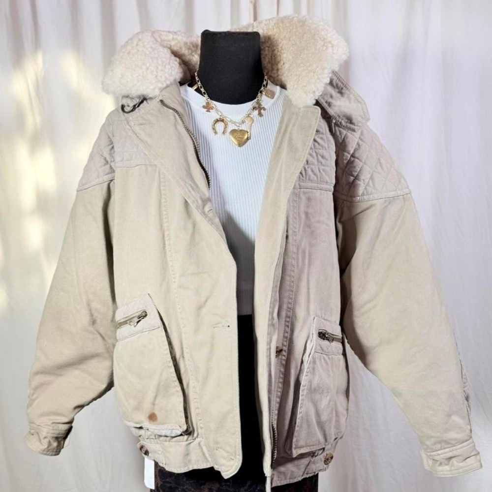 Eddie Bauer Goose Down Utility Jacket –‎ L